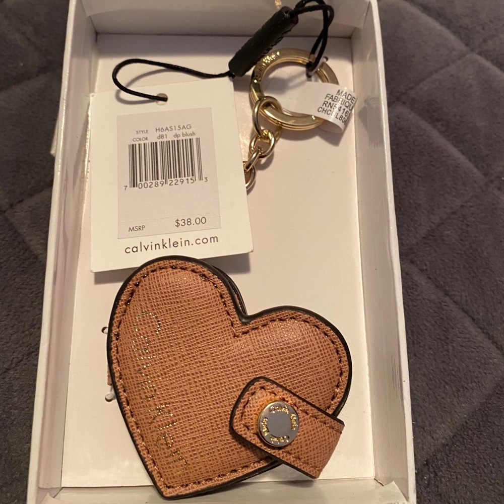 Calvin Klein Heart Keychain